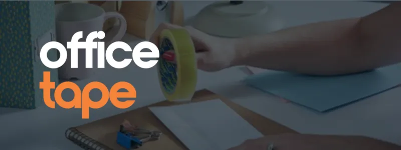 Clear, durable office tape designed for professional use.